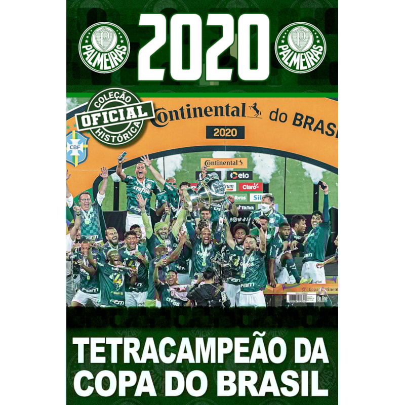 COLEÇÃO OFICIAL HISTÓRICA PALMEIRAS EDIÇÃO 24 - PÔSTER COPA DO BRASIL 2020
