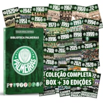 COLEÇÃO OFICIAL HISTÓRICO PALMEIRAS - BOX COMPLETO COM 30 PÔSTERES