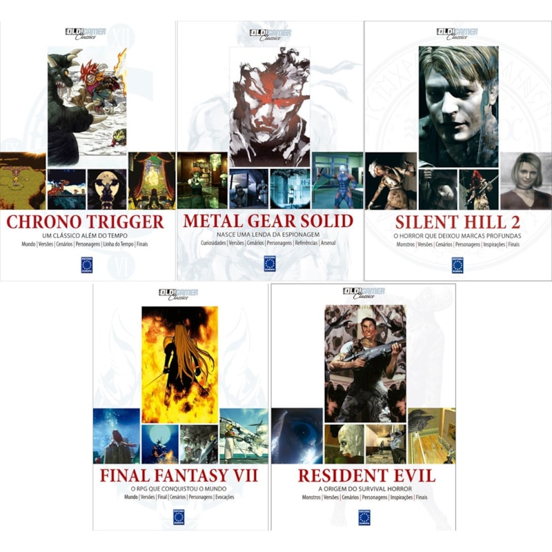 COLEÇÃO OLD!GAMER CLASSICS (5 VOLUMES)