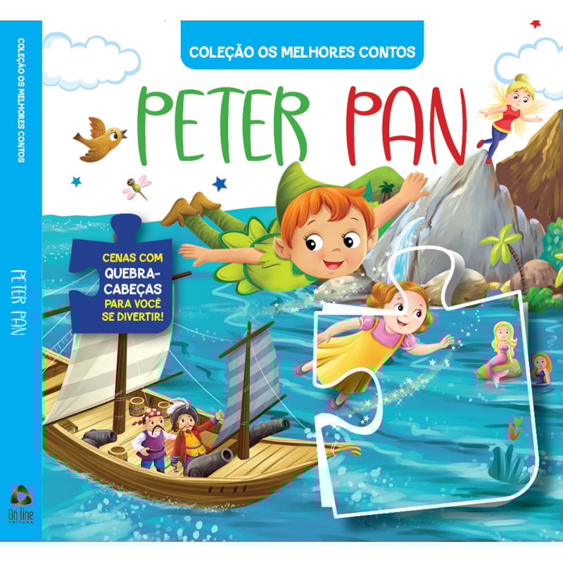 COLEÇÃO OS MELHORES CONTOS - PETER PAN | LIVRO QUEBRA-CABEÇA