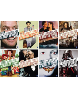 COLEÇÃO OS MELHORES FILMES DE TODOS OS TEMPOS (COMPLETA - 8 VOLUMES)