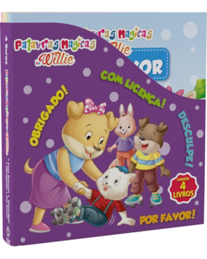 COLEÇÃO PALAVRAS MÁGICAS DE WILLIE - BOX COM 4 LIVROS