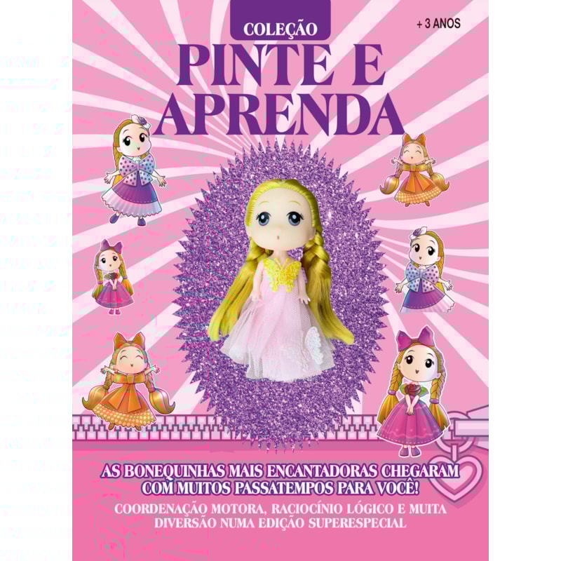 COLEÇÃO PINTE E APRENDA BONEQUINHAS - CUTE BABYS