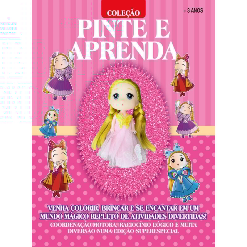 COLEÇÃO PINTE E APRENDA BONEQUINHAS - SWEET