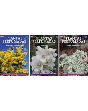 COLEÇÃO PLANTAS PERFUMADAS (3 VOLUMES)