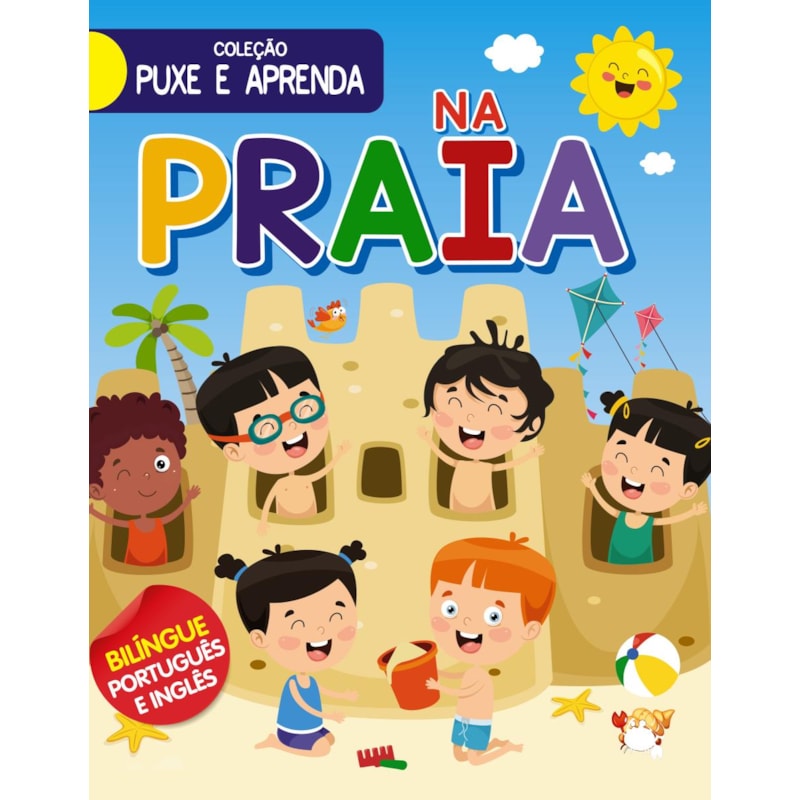 COLEÇÃO PUXE E APRENDA - NA PRAIA