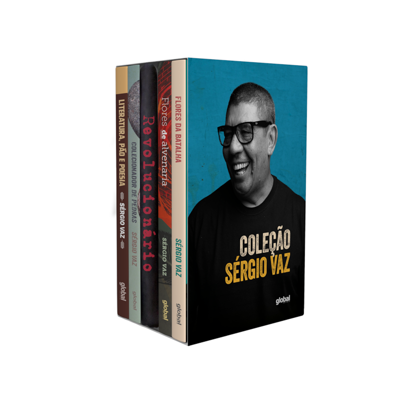 COLEÇÃO SERGIO VAZ + CAMISETA REVOLUCIONÁRIO
