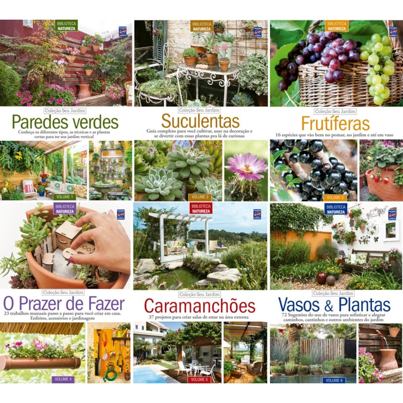 COLEÇÃO SEU JARDIM (COMPLETA - 6 VOLUMES)