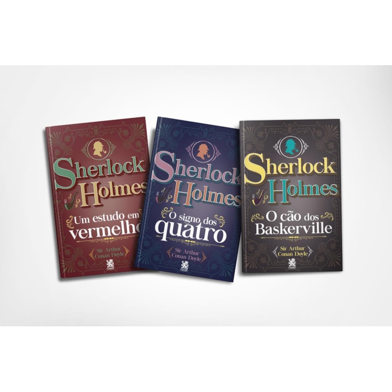 COLEÇÃO SHERLOCK HOLMES - 3 LIVROS