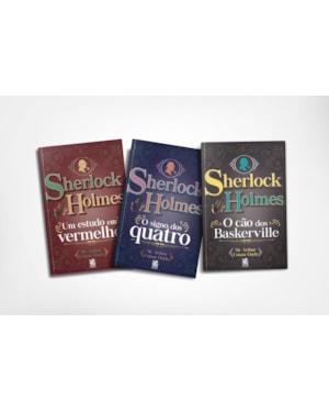 COLEÇÃO SHERLOCK HOLMES - 3 LIVROS