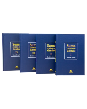 COLEÇÃO SUMA CONTRA OS GENTIOS - 4 VOLUMES - EDIÇÃO BILÍNGUE