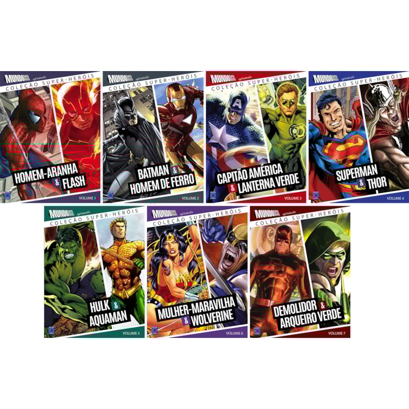COLEÇÃO SUPER-HERÓIS (7 VOLUMES)