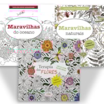 COLEÇÃO "TERAPIA DAS CORES - LIVROS PARA COLORIR ANTIESTRESSE"