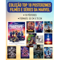 COLEÇÃO TOP 10 POSTERZINES FILMES E SÉRIES DA MARVEL
