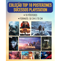 COLEÇÃO TOP 10 POSTERZINES SUCESSOS PLAYSTATION