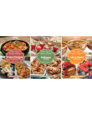 COLEÇÃO VEGANA RECEITAS DE FAMÍLIA (3 VOLUMES)