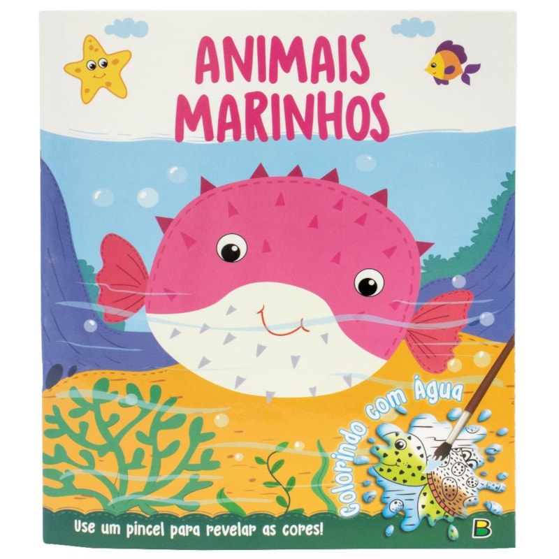 COLORINDO COM ÁGUA: ANIMAIS MARINHOS