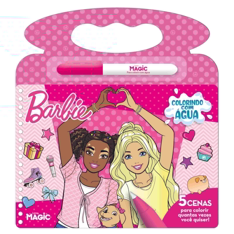 COLORINDO COM ÁGUA - BARBIE