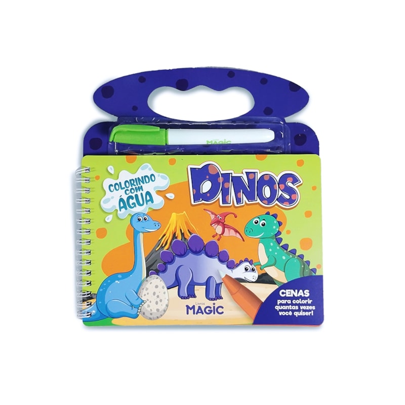 COLORINDO COM ÁGUA DINOS