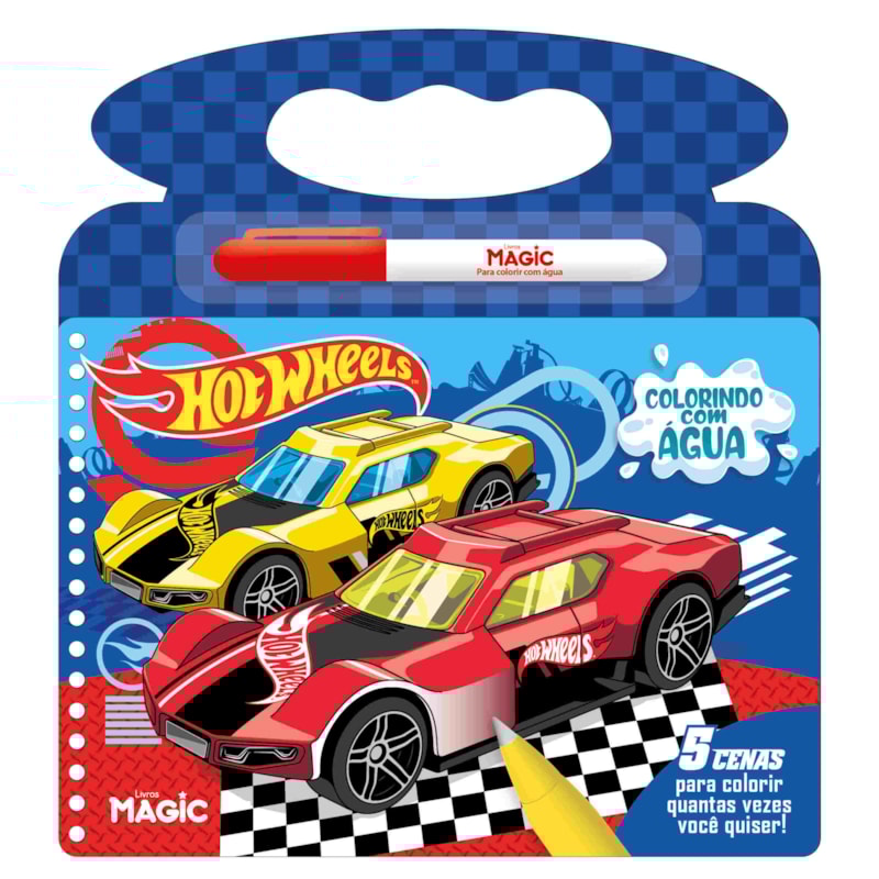 COLORINDO COM ÁGUA - HOT WHEELS