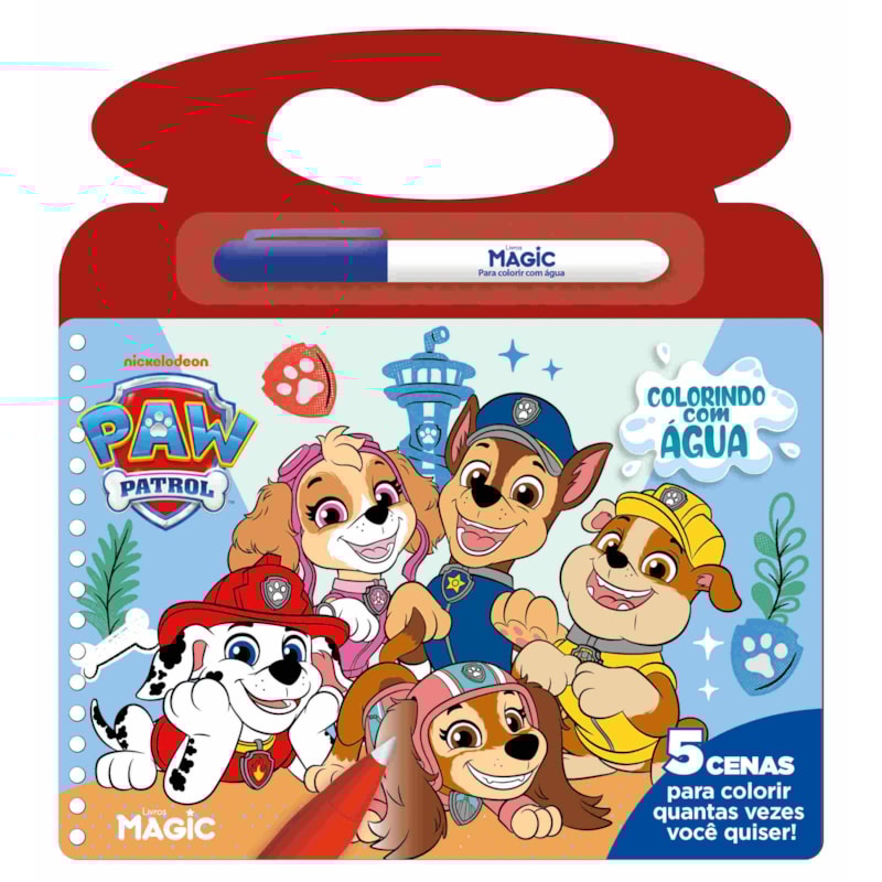 COLORINDO COM ÁGUA - PATRULHA CANINA