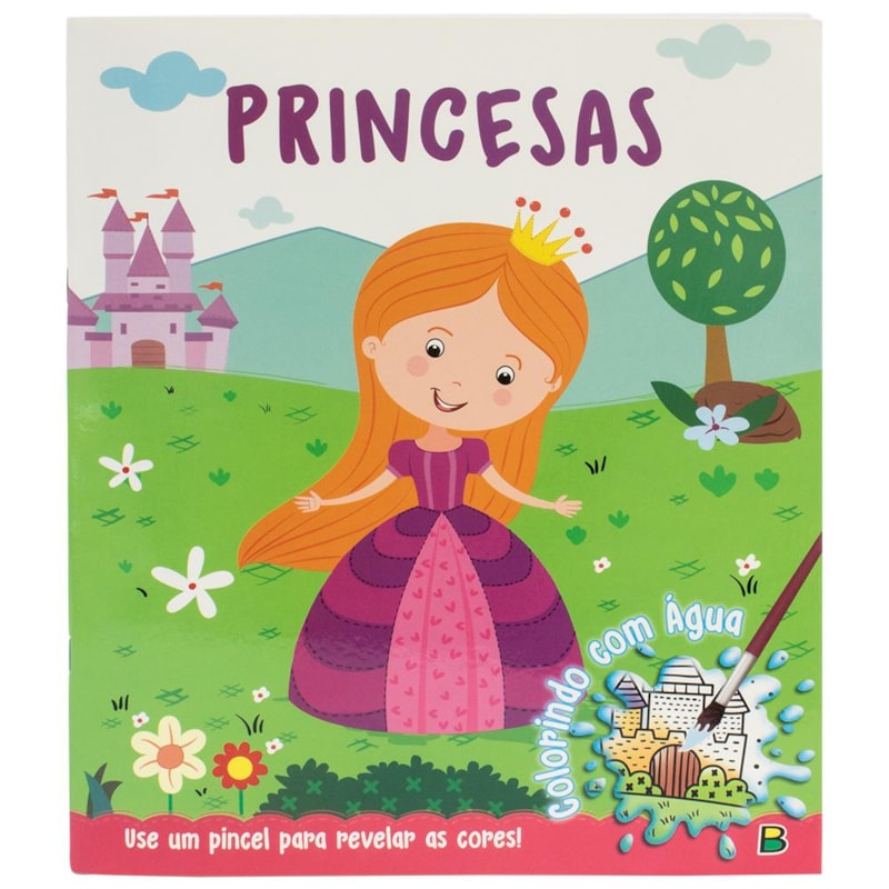 COLORINDO COM ÁGUA: PRINCESAS