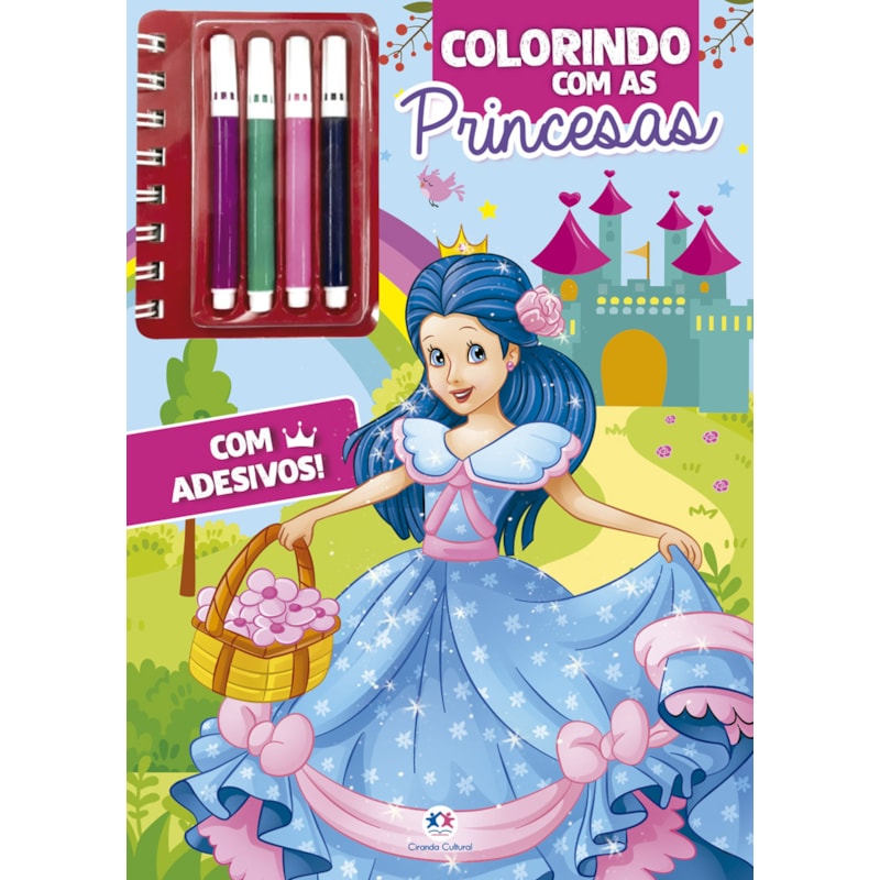 COLORINDO COM AS PRINCESAS