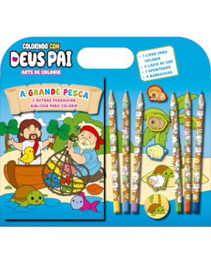 COLORINDO COM DEUS PAI ARTE DE COLORIR