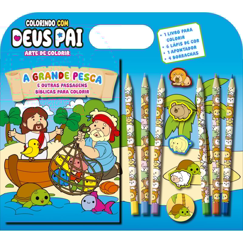 COLORINDO COM DEUS PAI ARTE DE COLORIR