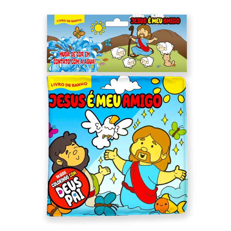 COLORINDO COM DEUS PAI LIVRO DE BANHO