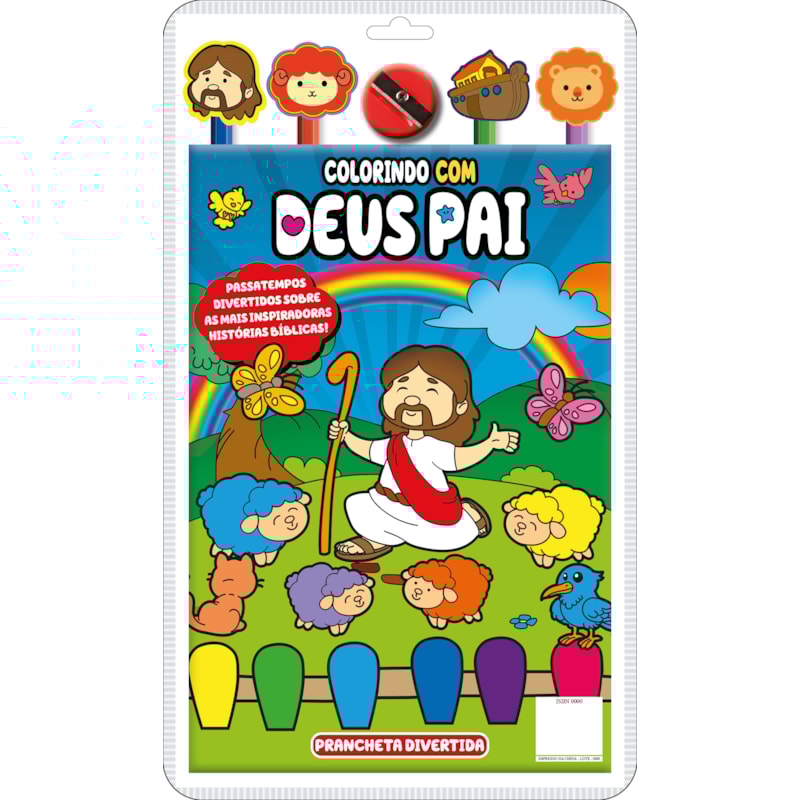 COLORINDO COM DEUS PAI PRANCHETA DIVERTIDA