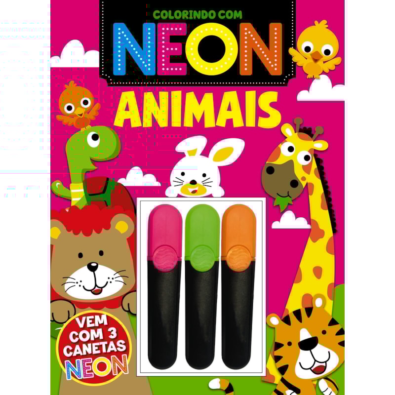 COLORINDO COM NEON - ANIMAIS