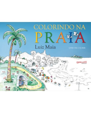 Colorindo na praia