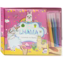 COLORINDO NO BANHO: LHAMA