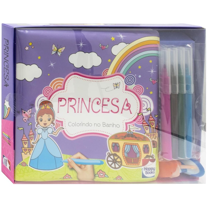 COLORINDO NO BANHO: PRINCESA