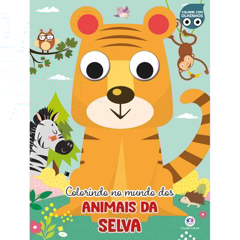 COLORINDO NO MUNDO DOS ANIMAIS DA SELVA