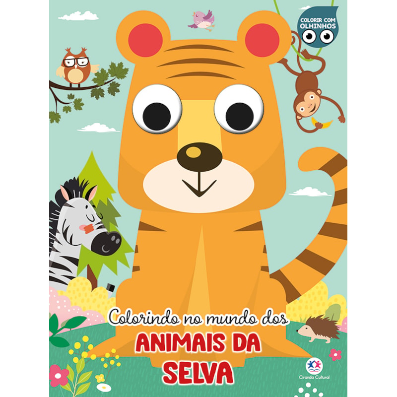 COLORINDO NO MUNDO DOS ANIMAIS DA SELVA