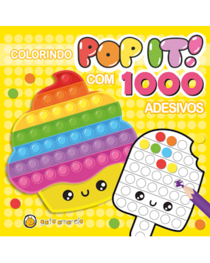 Colorindo pop it - cupcake