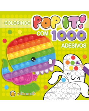 Colorindo pop it - dinossauro