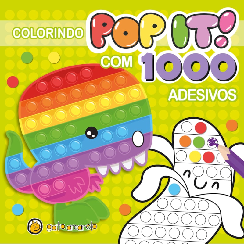 COLORINDO POP IT - DINOSSAURO