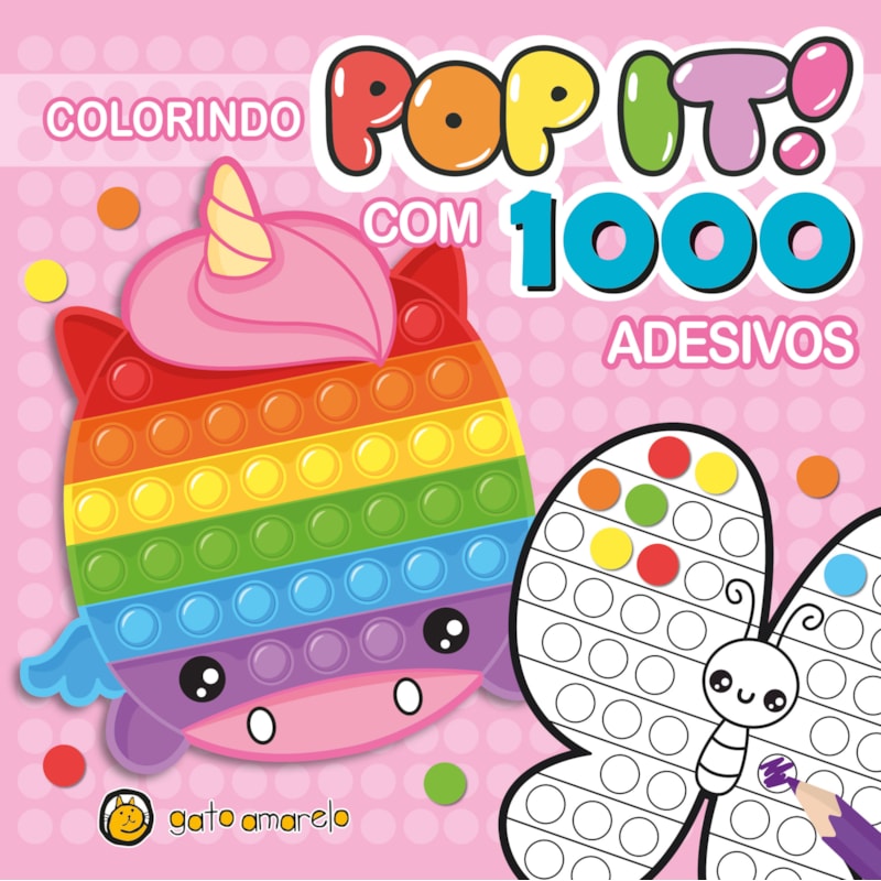 COLORINDO POP IT - UNICÓRNIO
