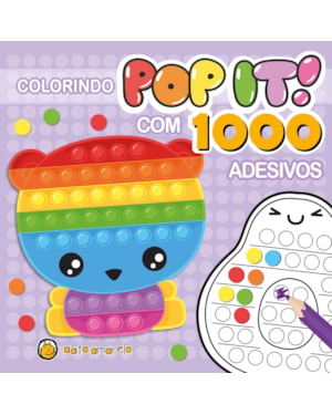 Colorindo pop it - ursinho