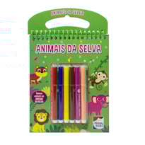 Colorindo por Números: Animais da Selva