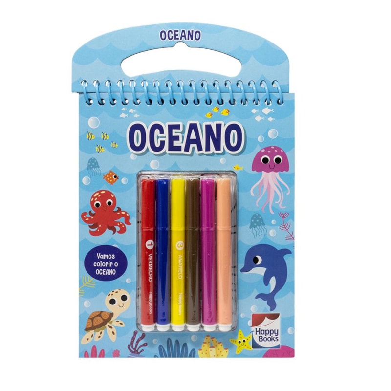 COLORINDO POR NÚMEROS: OCEANO