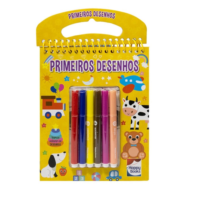 COLORINDO POR NÚMEROS: PRIMEIROS DESENHOS