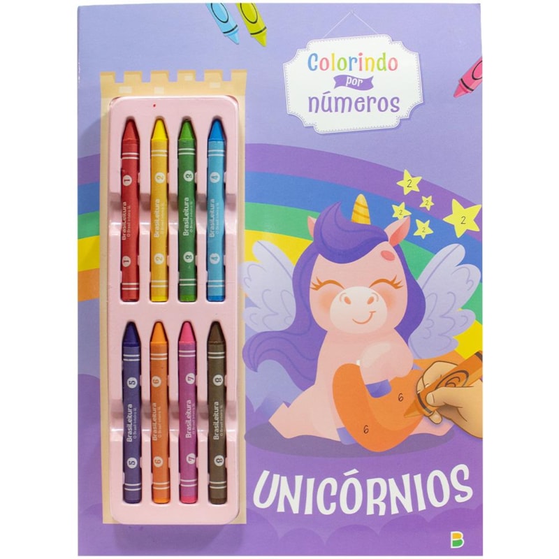 COLORINDO POR NÚMEROS: UNICÓRNIO