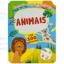 COLORIR COM ADESIVOS: ANIMAIS