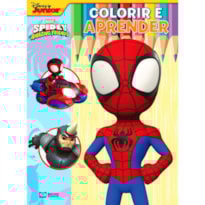 COLORIR E APRENDER MARVEL - SPIDEY 1 ARANHA