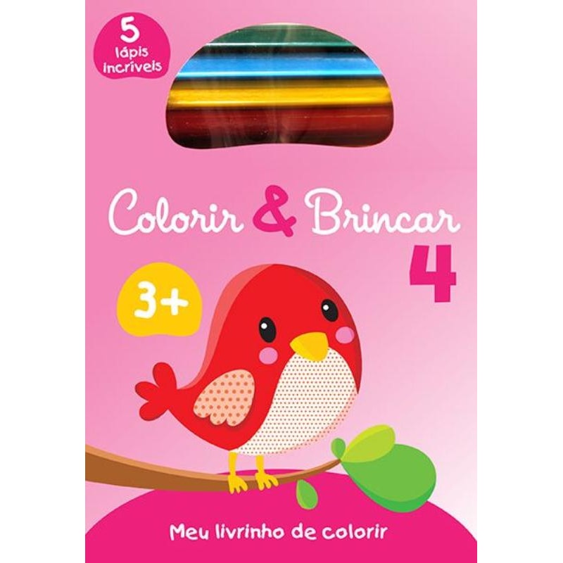 COLORIR & BRINCAR 4 : ROSA