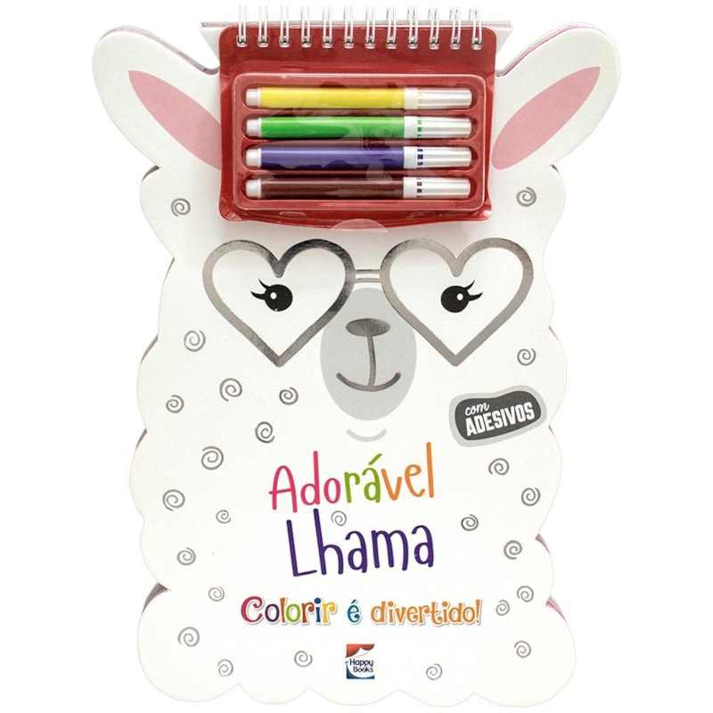 COLORIR É DIVERTIDO! ADORÁVEL LHAMA